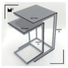L Shape Black Glossy - Image 2